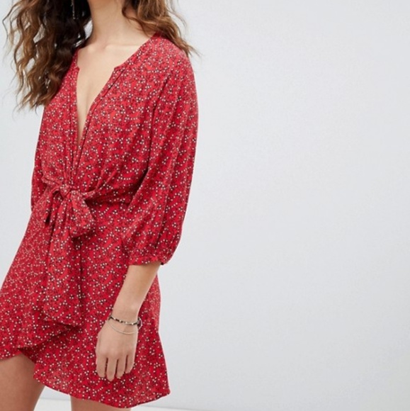 floral print tunic dress